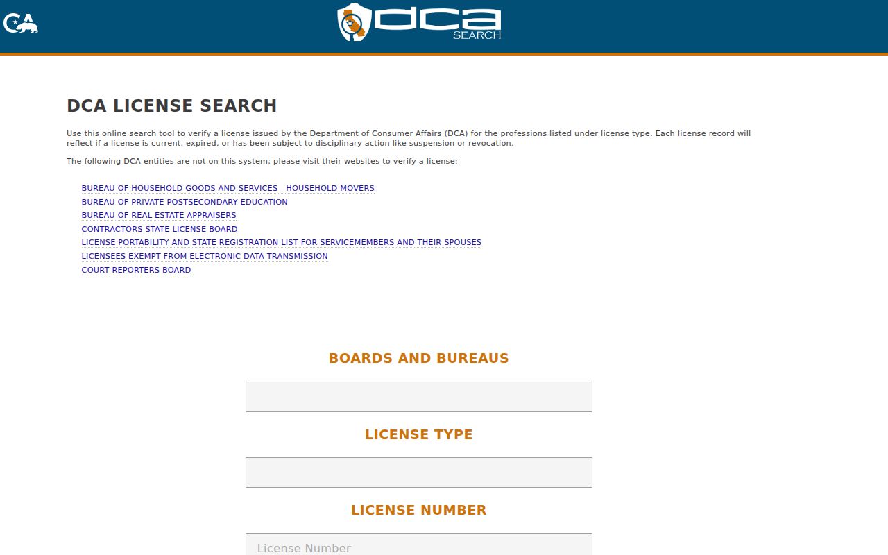 Pleasant Hill people directories California professional license search